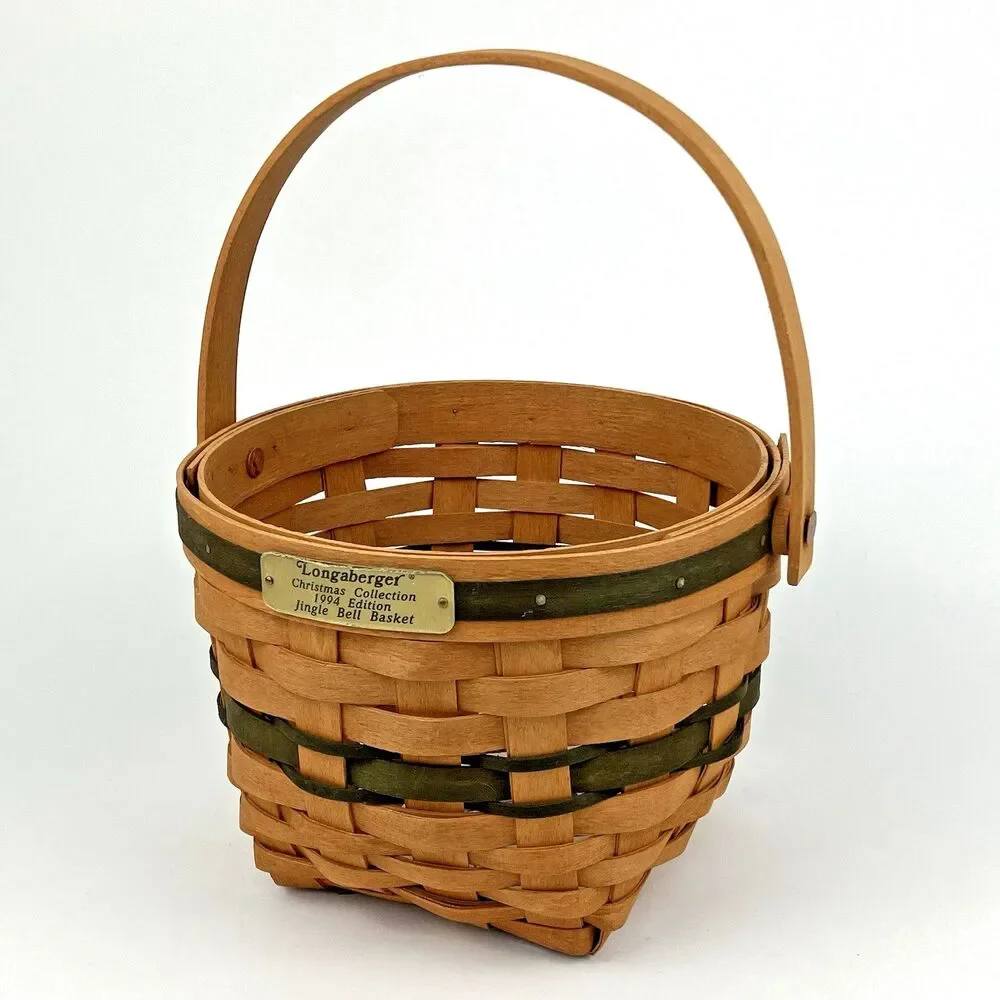 Longaberger Green Jingle bell Basket 1994 | 8